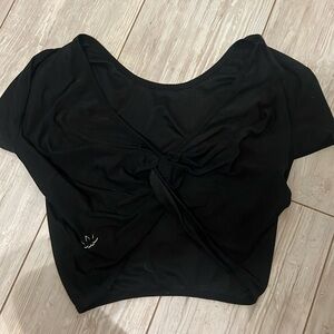 Beyond yoga, featherweight twist out tee